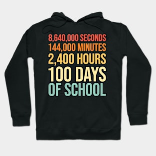 100 Days Of School Teacher Outfit 80S Student Hoodie